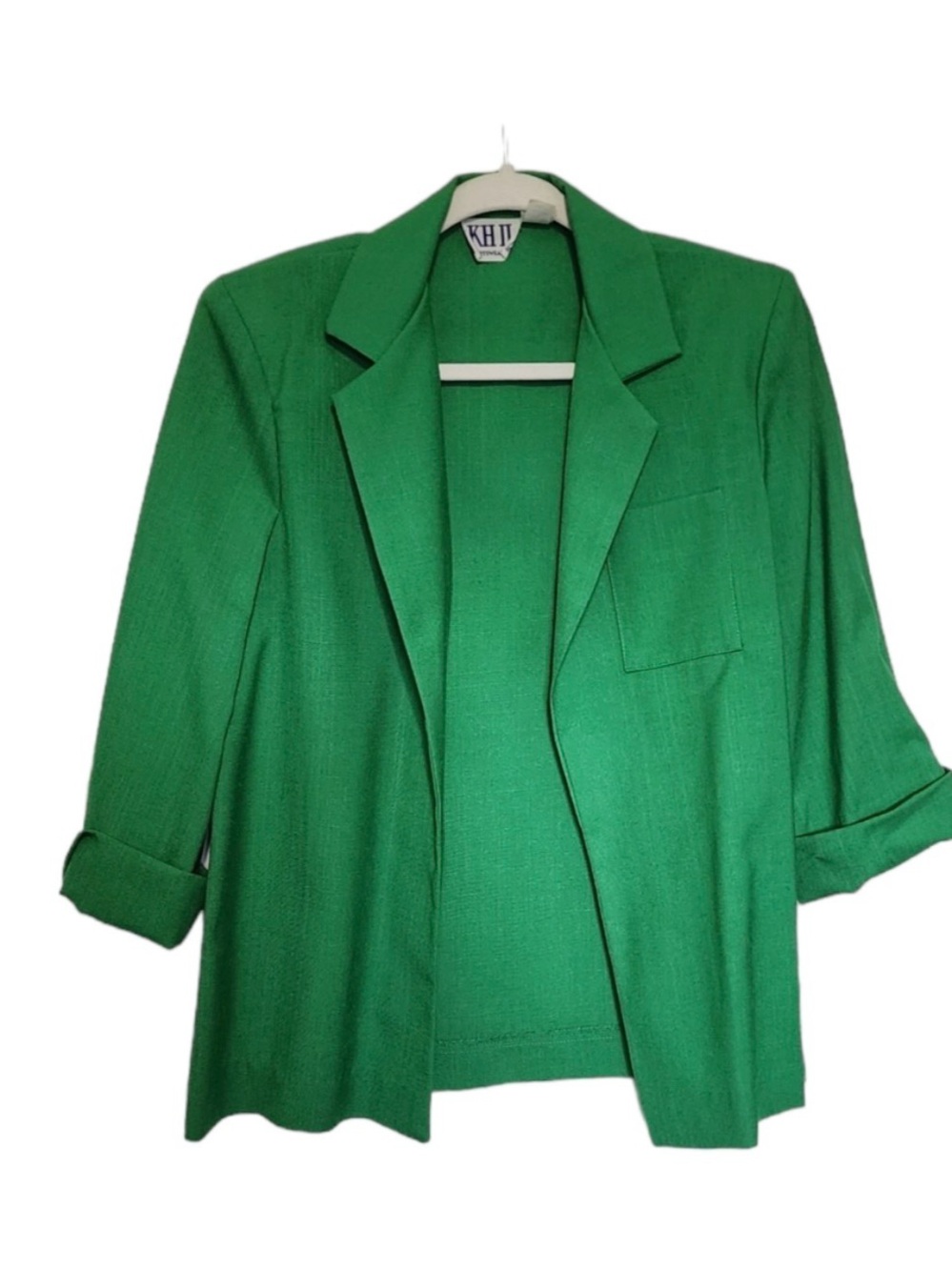 Green Women's Blazer Jacket